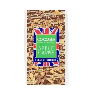 Cocoba Chocolate Best Of British>Apple Crumble Chocolate Bar