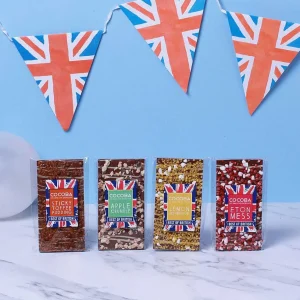Cocoba Chocolate Best Of British>Apple Crumble Chocolate Bar