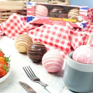 Cocoba Chocolate Hot Chocolate Bombs>Best Of British Hot Chocolate Bombes (3 Bombes)