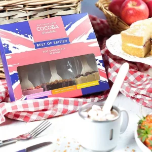 Cocoba Chocolate Best Of British>Best Of British Hot Chocolate Spoon Set (3 Spoons)