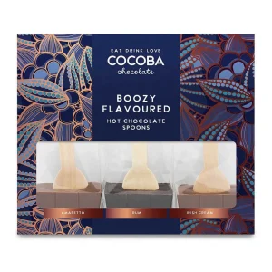 Cocoba Chocolate Hot Chocolate Spoons>Boozy Flavoured Hot Chocolate Spoon Set (3 Spoons)