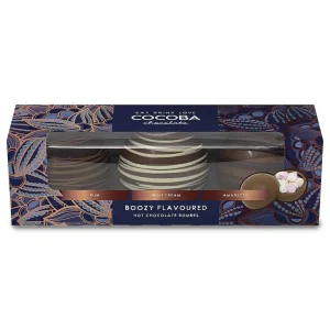 Cocoba Chocolate Hot Chocolate Bombs>Boozy Flavoured Hot Chocolate Bombes (3 Bombes)