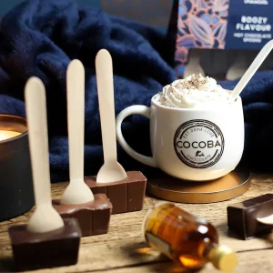 Cocoba Chocolate Hot Chocolate Spoons>Boozy Flavoured Hot Chocolate Spoon Set (3 Spoons)