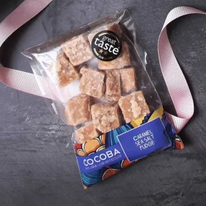 Cocoba Chocolate Chocolate Treat Bags>Caramel Sea Salt Fudge Bag