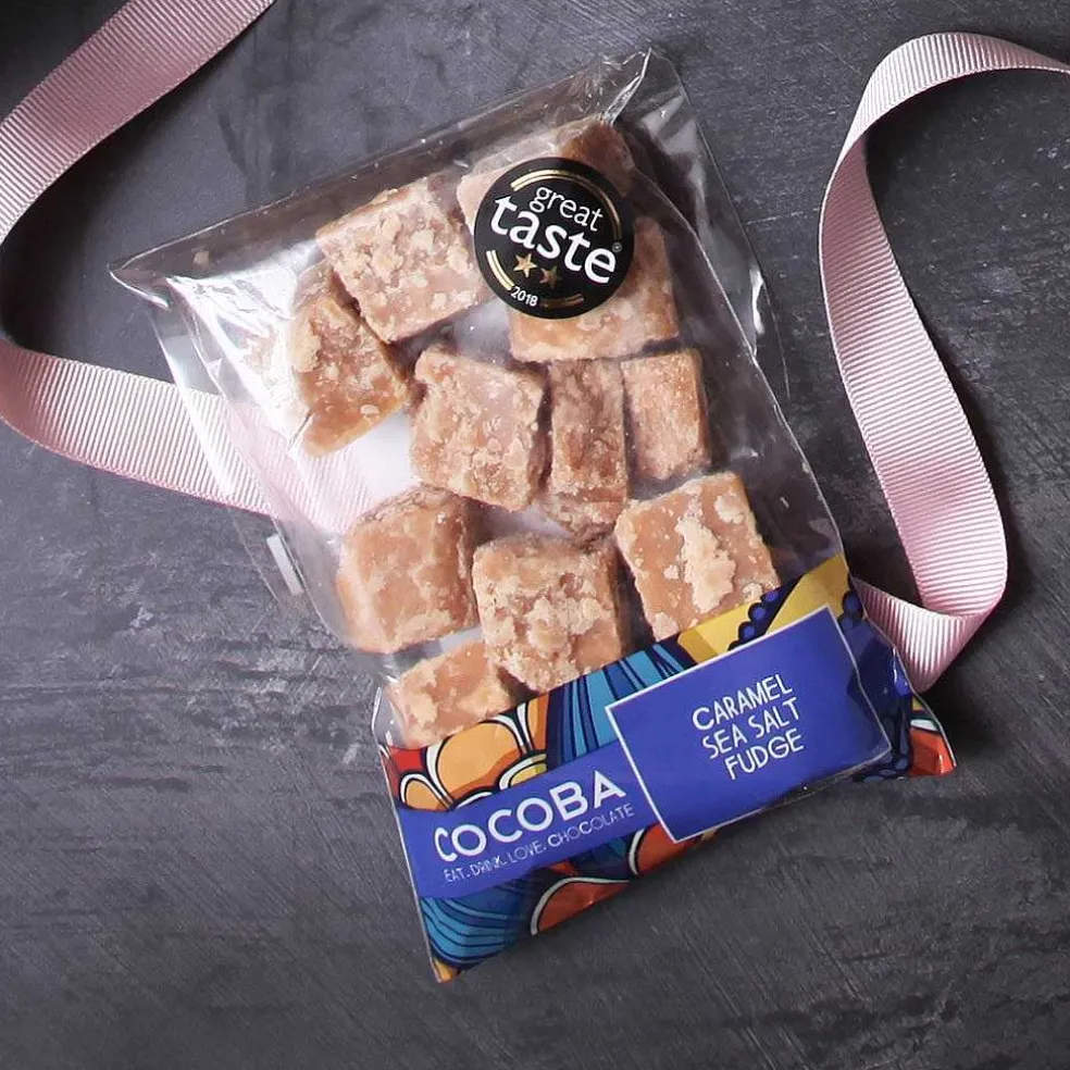caramel_sea_salt_fudge_ba_1.webp Cocoba Chocolate Chocolate Treat Bags>Caramel Sea Salt Fudge Bag