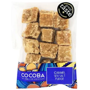Cocoba Chocolate Chocolate Treat Bags>Caramel Sea Salt Fudge Bag
