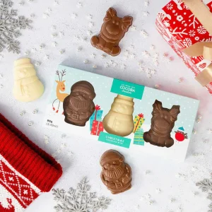 Cocoba Chocolate Novelty Chocolate>Christmas Character Chocolate Bites
