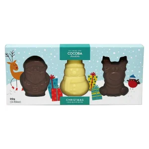Cocoba Chocolate Novelty Chocolate>Christmas Character Chocolate Bites