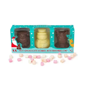Cocoba Chocolate Hot Chocolate Bombs>Christmas Character Hot Chocolate Bombes (3 Bombes)
