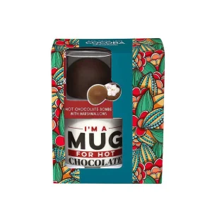Cocoba Chocolate Hot Chocolate Bombs>Christmas Hot Chocolate Bombe & Mug Gift Set