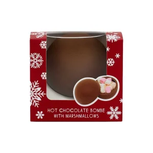 Cocoba Chocolate Hot Chocolate Bombs>Christmas Hot Chocolate Bombe & Mug Gift Set