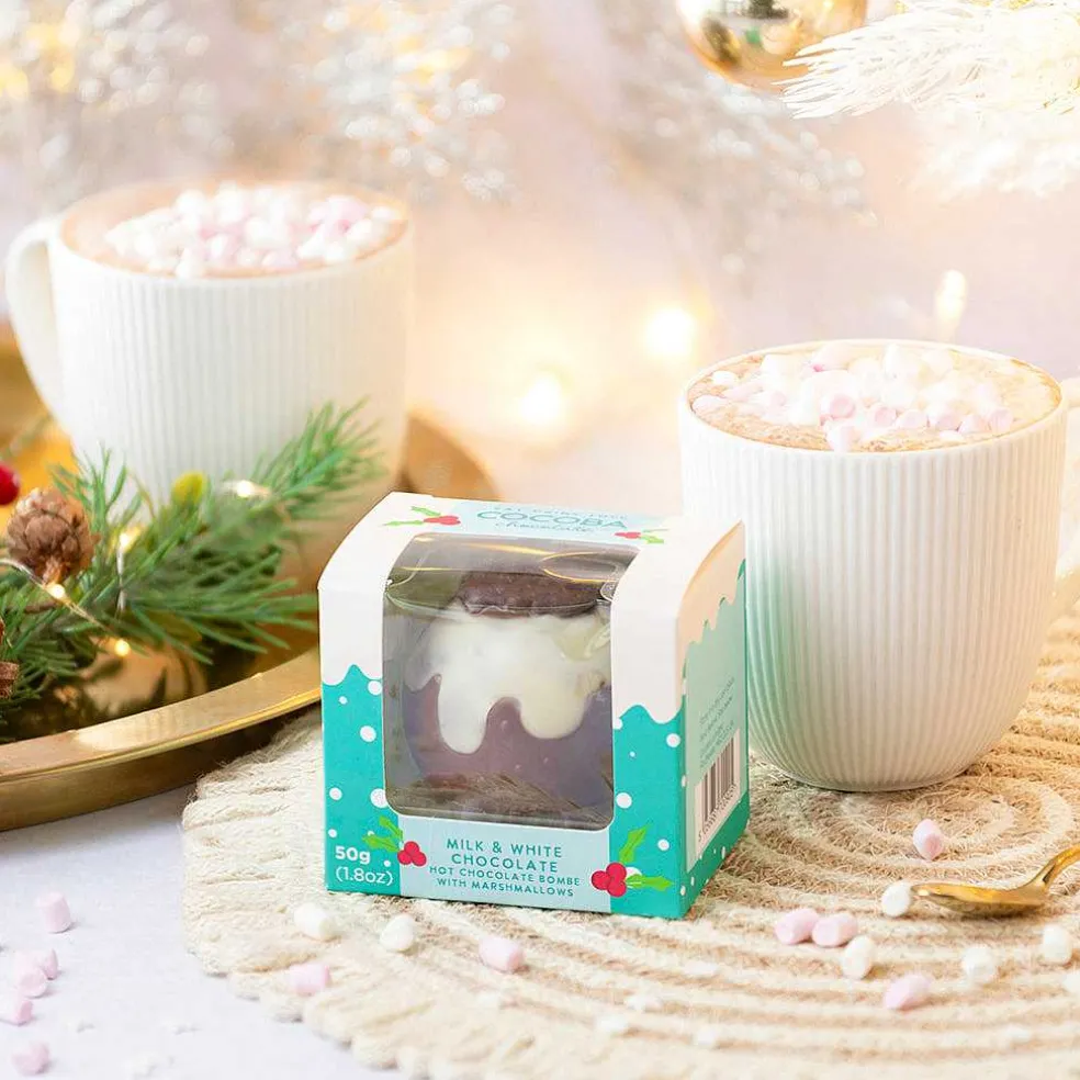 christmas_pudding_hot_cho_2.webp Cocoba Chocolate Hot Chocolate Bombs>Christmas Pudding Hot Chocolate Bombe (Single)