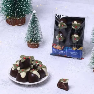 Cocoba Chocolate Toppings>Christmas Pudding Truffles (6 Truffles)