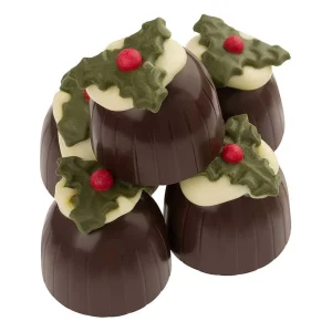 Cocoba Chocolate Chocolate Truffle Trays>Christmas Pudding Truffles (6 Truffles)