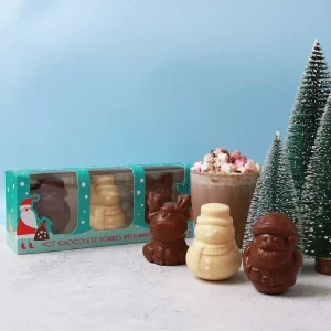 Cocoba Chocolate Hot Chocolate Bombs>Christmas Reindeer Hot Chocolate Bombe (Single)
