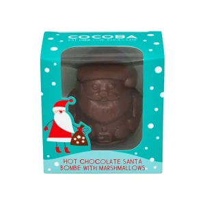 Cocoba Chocolate Hot Chocolate Bombs>Christmas Santa Hot Chocolate Bombe (Single)
