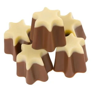Cocoba Chocolate Chocolate Truffle Trays>Christmas Star Truffles (6 Truffles)