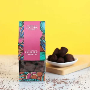 Cocoba Chocolate Chocolate Truffle Boxes>Cocoa Dusted Raspberry Truffles