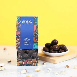 Cocoba Chocolate Chocolate Truffle Boxes>Dark Chocolate Covered Brazil Nuts