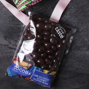 Cocoba Chocolate Chocolate Treat Bags>Dark Chocolate Covered Coffee Beans Bag