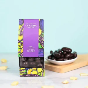 Cocoba Chocolate Chocolate Truffle Boxes>Dark Chocolate Covered Ginger