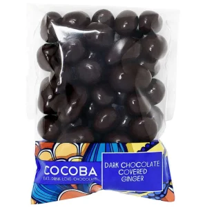 Cocoba Chocolate Chocolate Treat Bags>Dark Chocolate Covered Ginger Bag