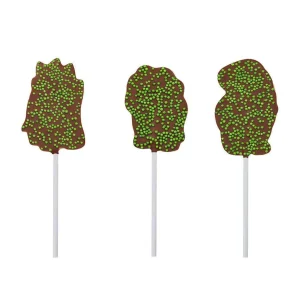 Cocoba Chocolate Chocolate Lollipops>Dinosaur Lollipop Multipack (6 Lollipops)