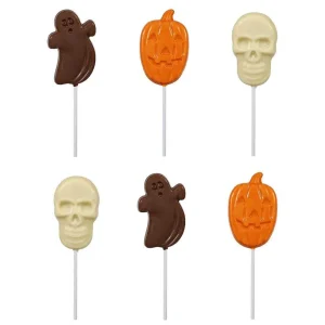 Cocoba Chocolate Chocolate Lollipops>Halloween Lollipop Multipack (6 Lollipops)