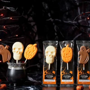 Cocoba Chocolate Party Bag Fillers>Halloween Lollipop Multipack (6 Lollipops)