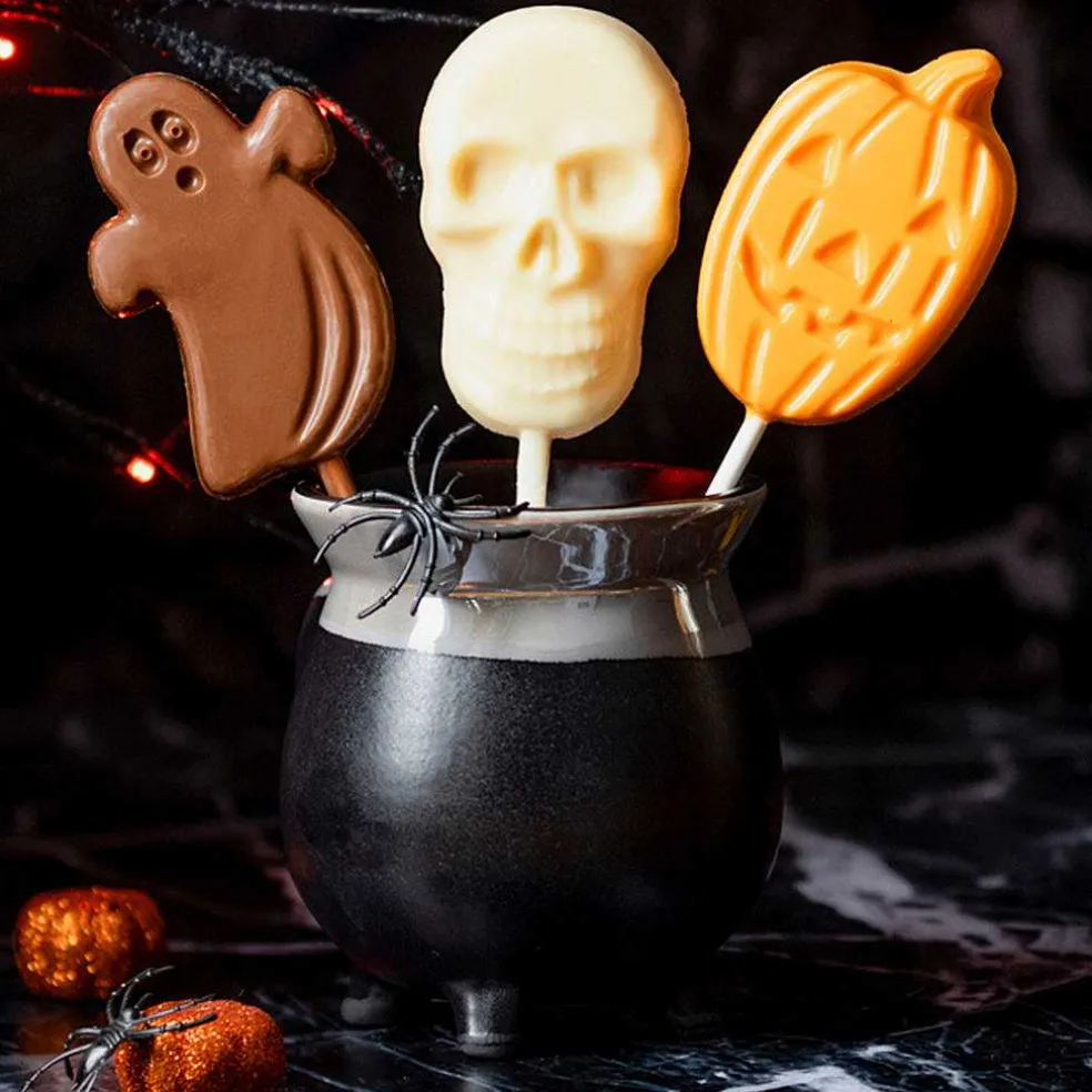 halloween_milk_chocolate__2.webp Cocoba Chocolate Party Bag Fillers>Halloween Milk Chocolate Ghost Lollipop