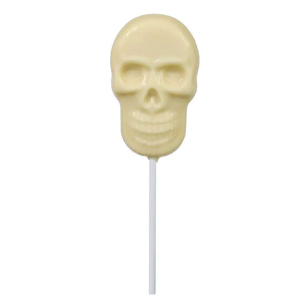 halloween_white_chocolate_0.webp Cocoba Chocolate Party Bag Fillers>Halloween White Chocolate Skull Lollipop