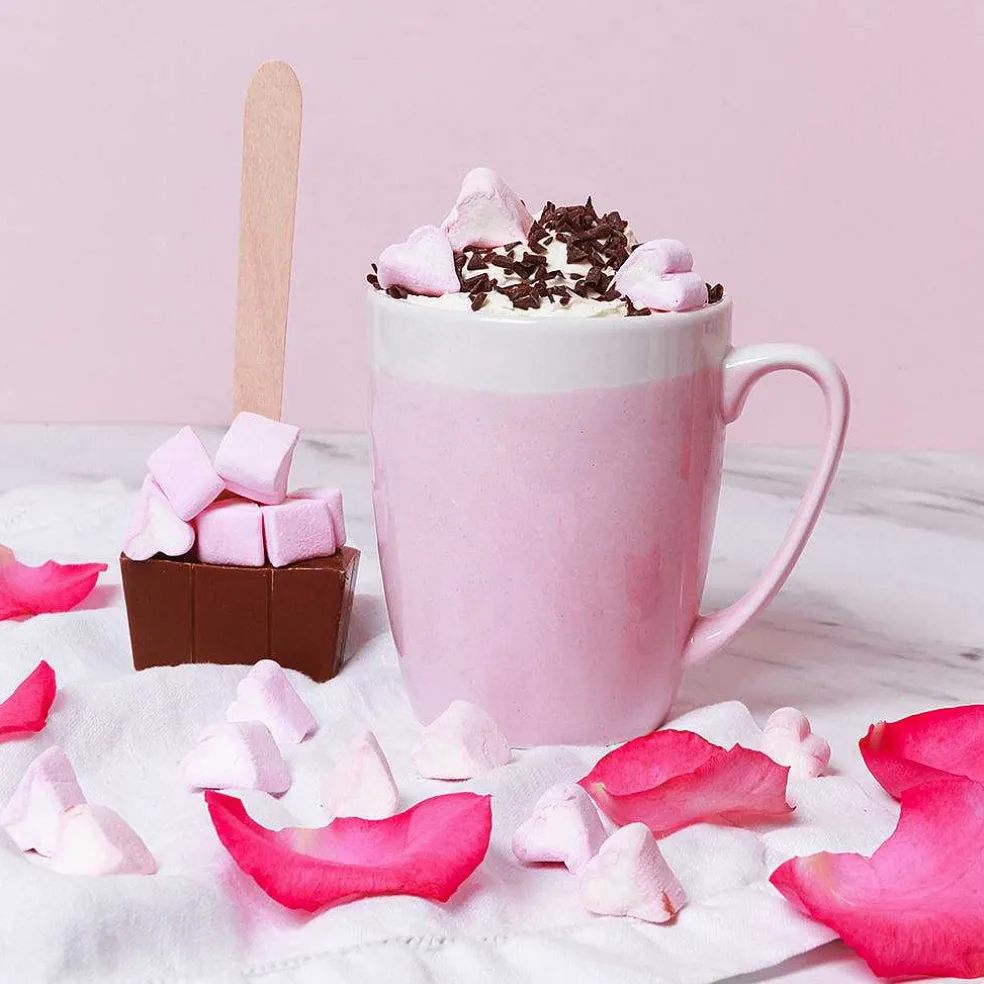 heart_marshmallow_hot_cho_2.webp Cocoba Chocolate Hot Chocolate Spoons>Heart Marshmallow Hot Chocolate Spoon Gift Set (3 Spoons)