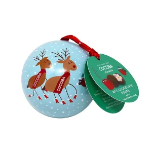 Cocoba Chocolate Hot Chocolate Bombs>Hot Chocolate Bombe Christmas Bauble