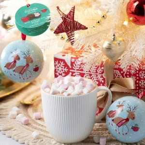 Cocoba Chocolate Hot Chocolate Bombs>Hot Chocolate Bombe Christmas Bauble