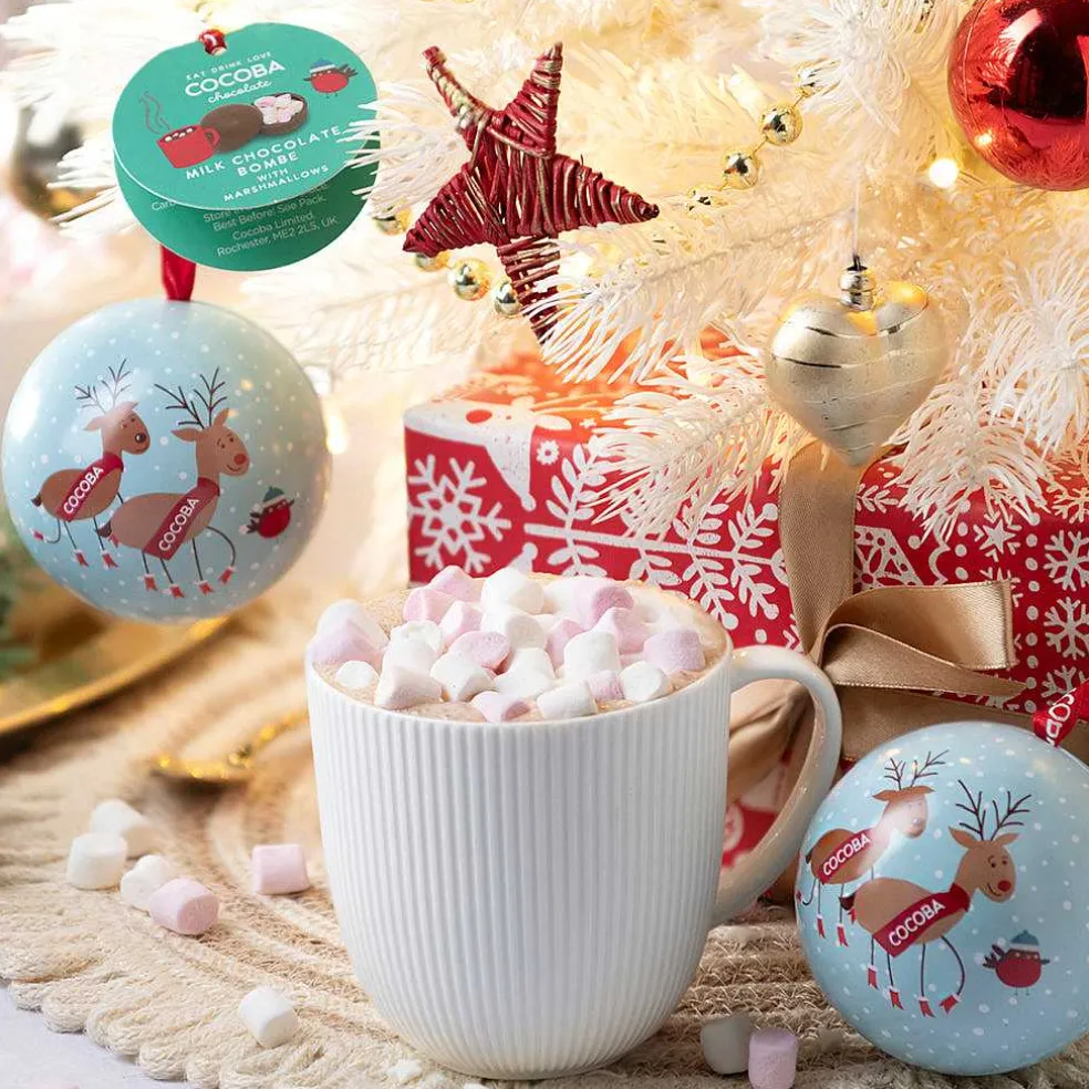 hot_chocolate_bombe_chris_4.webp Cocoba Chocolate Hot Chocolate Bombs>Hot Chocolate Bombe Christmas Bauble