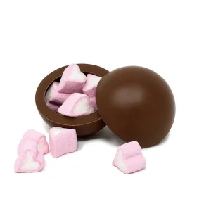 Cocoba Chocolate Hot Chocolate Bombs>Hot Chocolate Bombe With Heart Marshmallows (Single)