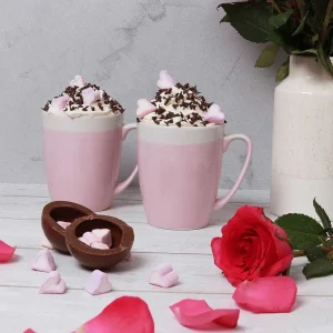 Cocoba Chocolate Hot Chocolate Bombs>Hot Chocolate Bombe With Heart Marshmallows (Single)