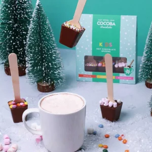 Cocoba Chocolate Hot Chocolate Spoons>Kids Hot Chocolate Spoon Set (3 Spoons)