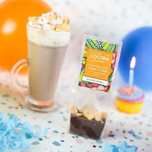Cocoba Chocolate Hot Chocolate Spoons>Limited Edition Milk Hot Chocolate Spoon With Honeycomb