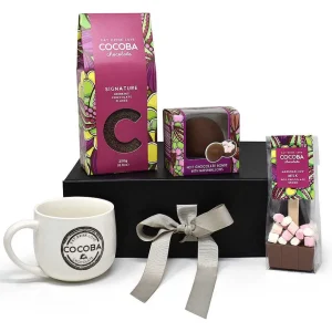 Cocoba Chocolate Hot Chocolate Flakes>Luxury Hot Chocolate Gift Set