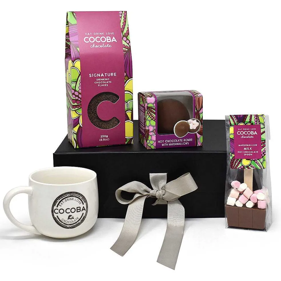 luxury_hot_chocolate_gift_0.webp Cocoba Chocolate Hot Chocolate Flakes>Luxury Hot Chocolate Gift Set