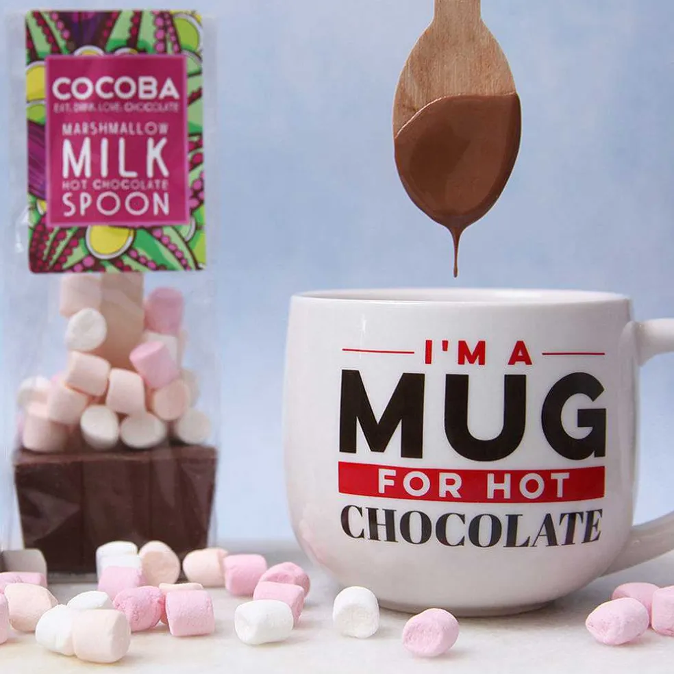 marshmallow_milk_hot_choc_2.webp Cocoba Chocolate Hot Chocolate Spoons>Marshmallow Milk Hot Chocolate Spoon