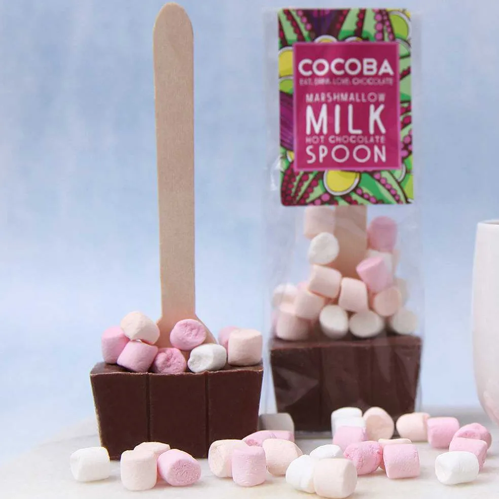 marshmallow_milk_hot_choc_4.webp Cocoba Chocolate Hot Chocolate Spoons>Marshmallow Milk Hot Chocolate Spoon