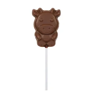 Cocoba Chocolate Party Bag Fillers>Milk Chocolate Cow Lollipop