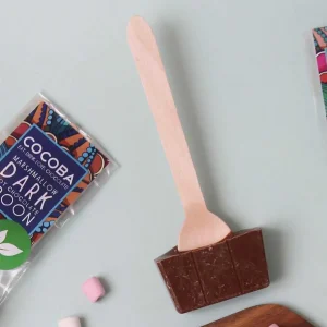 Cocoba Chocolate Hot Chocolate Spoons>Milk Chocolate Hot Chocolate Spoon