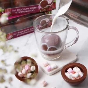 Cocoba Chocolate Hot Chocolate Bombs>Milk Chocolate Hot Chocolate Bombe (3 Bombes)