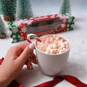 Cocoba Chocolate Hot Chocolate Bombs>Milk Chocolate Hot Chocolate Bombe Cracker With Marshmallows