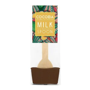 Cocoba Chocolate Hot Chocolate Spoons>Milk Chocolate Hot Chocolate Spoon