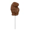 Cocoba Chocolate Novelty Chocolate>Milk Chocolate T-Rex Lollipop With Sprinkles