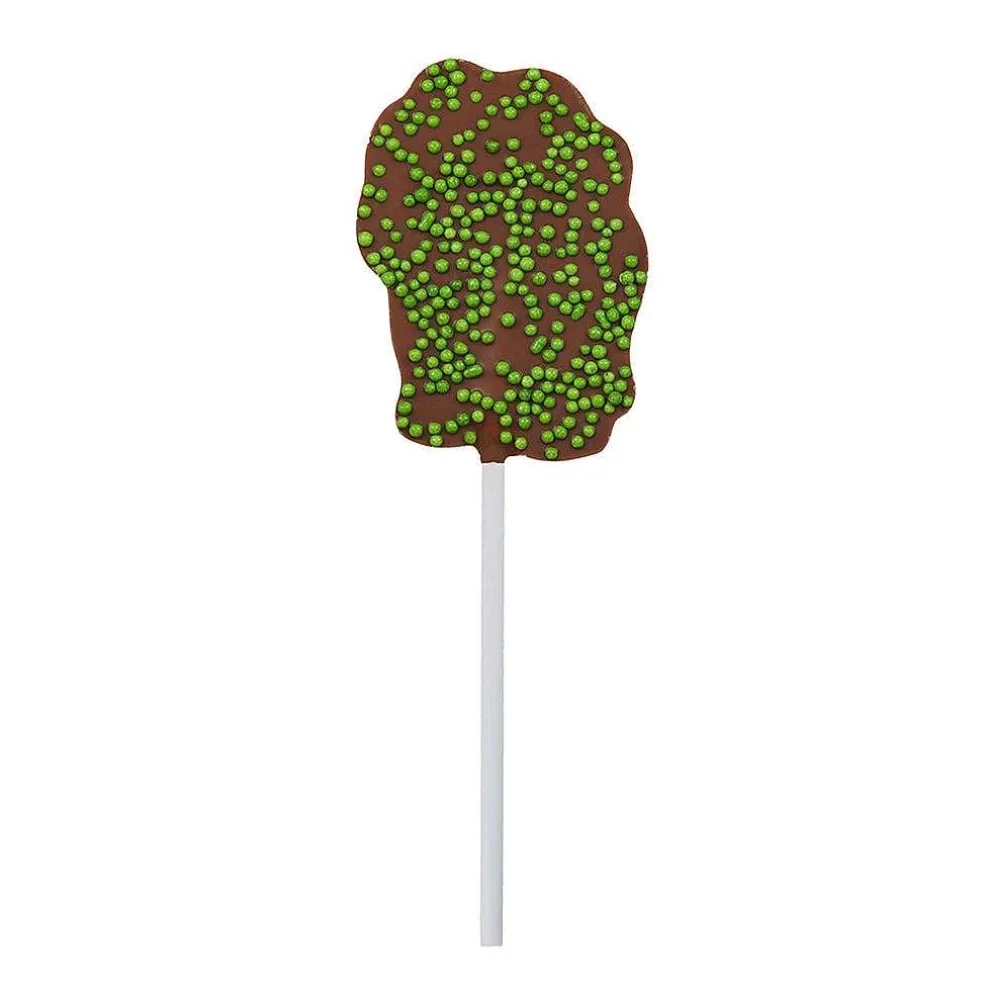 milk_chocolate_triceratop_2-3.webp Cocoba Chocolate Toppings>Milk Chocolate Triceratops Lollipop With Sprinkles